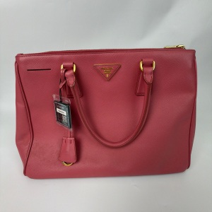 Prada Prada Saffiano Leather Tote Bag Pink