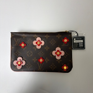 Louis Vuitton Louis Vuitton Monogram Pochette Accessories Vivienne Flower Edition