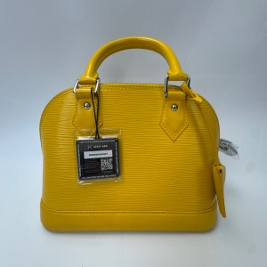 Louis Vuitton Louis Vuitton Epi Alma BB Jaune Vif