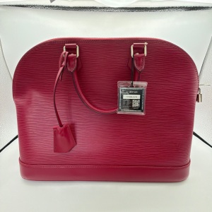 Louis Vuitton Louis Vuitton Epi Leather Alma PM Red