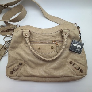 Balenciaga Balenciaga Classic City Bag Beige Leather