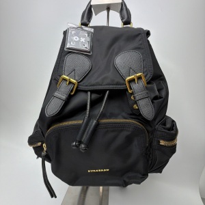Burberry Burberry Black Nylon Rucksack Small