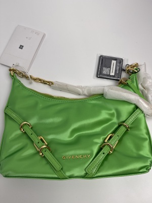 Givenchy Givenchy Voyou Chain Bag in Green Satin