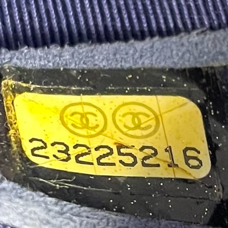 Chanel Deauville Tote — Microchip/Serial Sticker Details