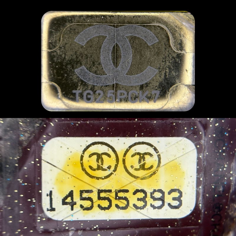 Chanel Chanel 19 — Microchip/Serial Sticker (Front)