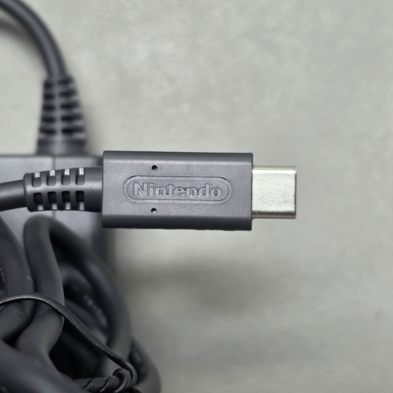 Nintendo Switch — AC Adapter Port Close-up
