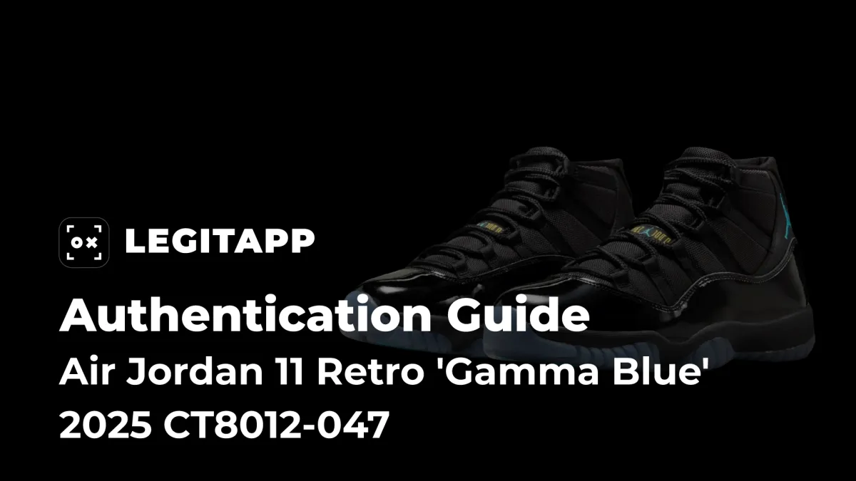 How to Authenticate Air Jordan 11 Retro 'Gamma Blue' 2025 (CT8012-047) (Real vs. Fake Guide)