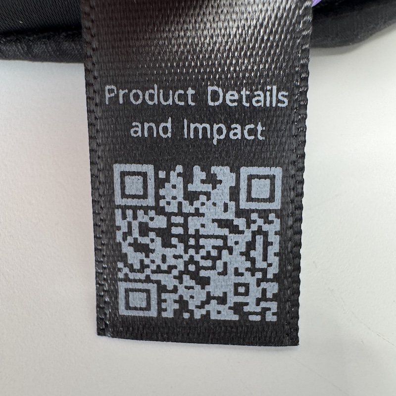 Patagonia Streetwear — QR Code Label (Front)