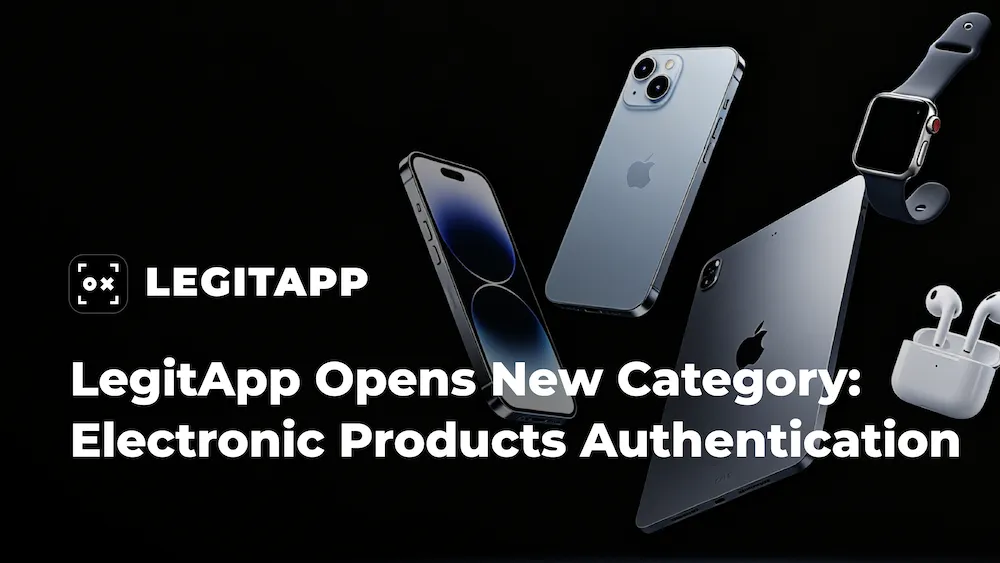 LegitApp Launches Electronic Product Authentication, including Apple Products