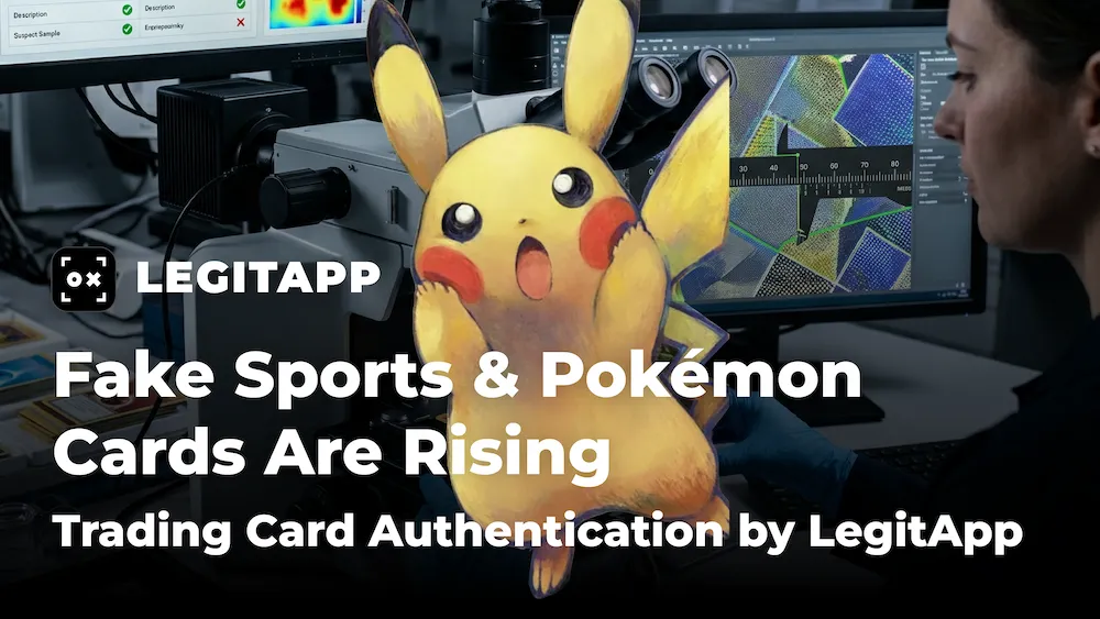 Fake Sports & Pokémon Cards Are Rising | Trading Card Authentication by LegitApp