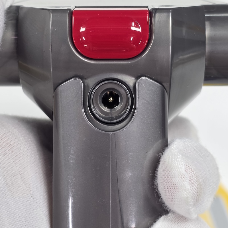 Dyson Vacuum Cleaner — Charging Port Close-up