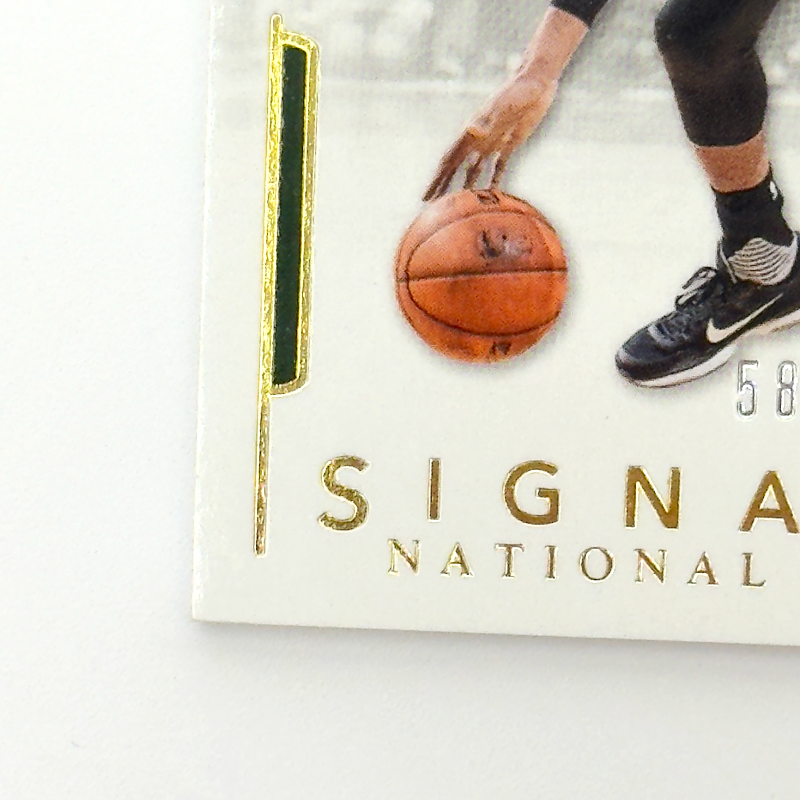Sport Cards Ungraded Singles — Róg przedniej strony karty (dolny lewy)