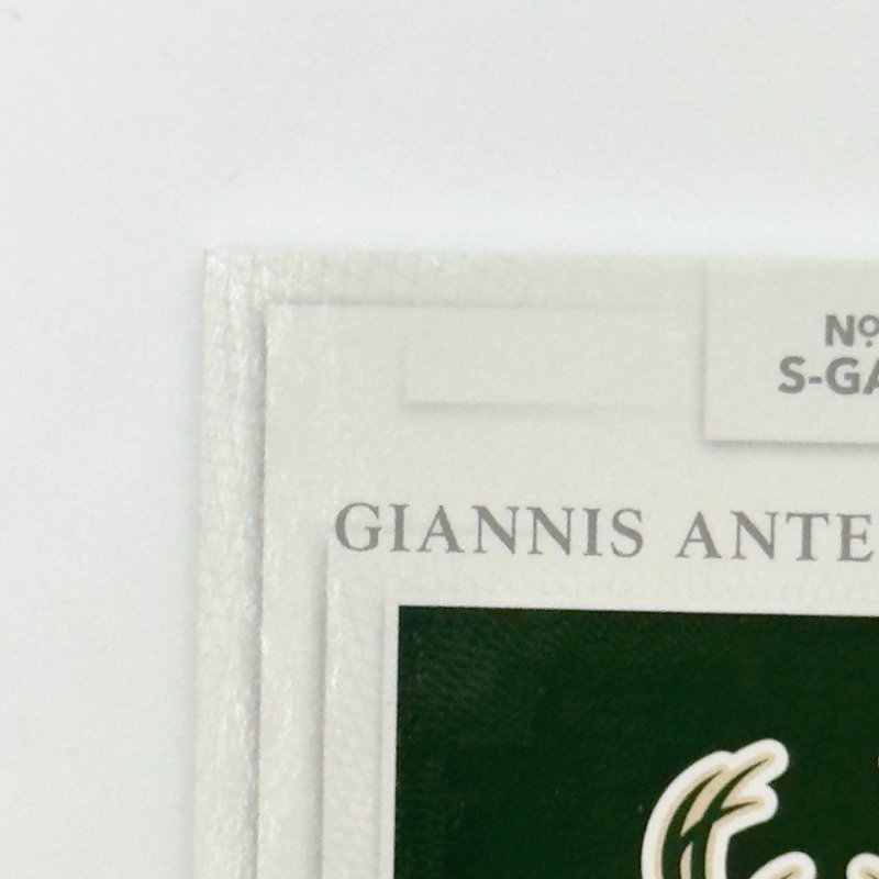 Sport Cards Ungraded Singles — Tył karty – górny lewy róg