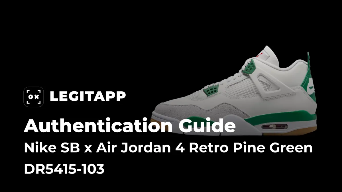 How to Authenticate Nike SB x Air Jordan 4 Retro Pine Green (DR5415-103) — Real vs Fake Guide