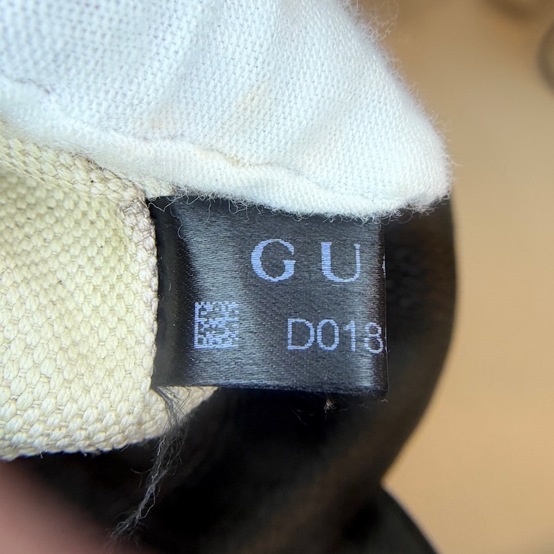 Gucci (グッチ) Vintage Bamboo Backpack — 内ラベル (1)