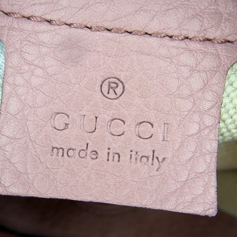 Gucci (グッチ) Bamboo Shopper Tote — 製造タグ