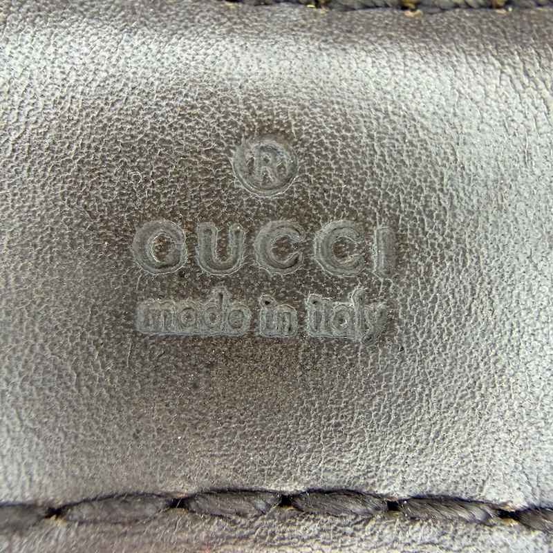 Gucci (グッチ) Vintage Web Boston — ブランドロゴ