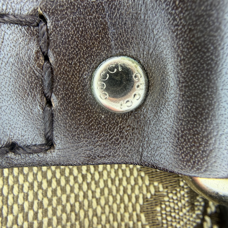 Gucci (グッチ) Vintage Web Boston — リベット (2)