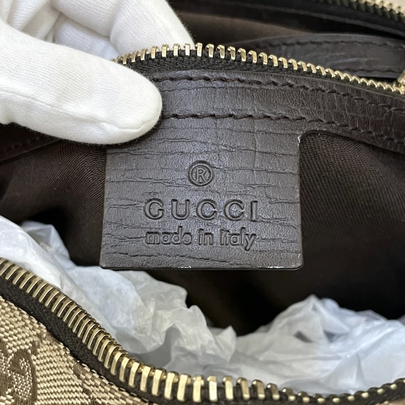 Gucci (グッチ) Horsebit Hobo — 製造タグ