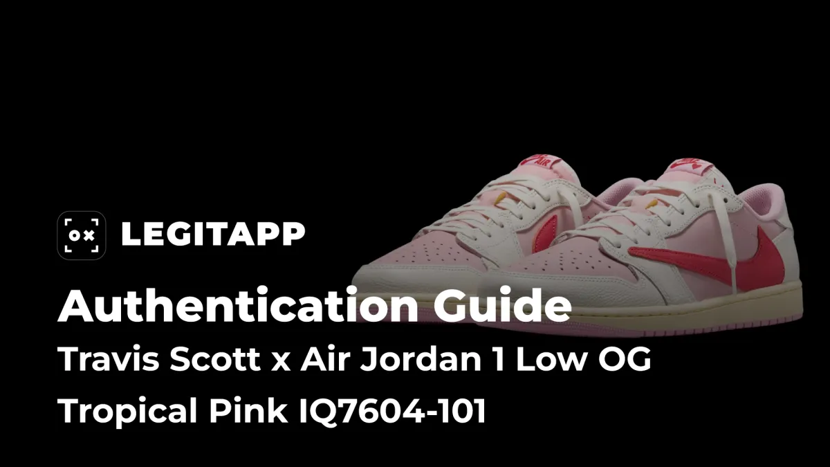 How to Legit Check the Travis Scott x Air Jordan 1 Low OG Tropical Pink (IQ7604-101) — Real vs. Fake
