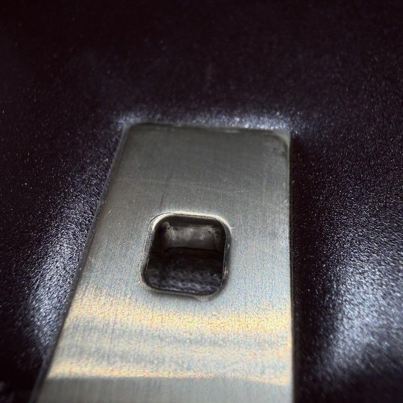 Valextra Handbags — Eyelet Close-Up